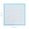 Pet Training Pads 100 pcs 23.6"x23.6" Non Woven Fabric