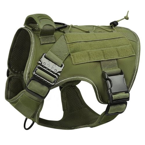 Large Dog Adjustable Camouflage Tactics Hand Holding Rope Nylon Strap
