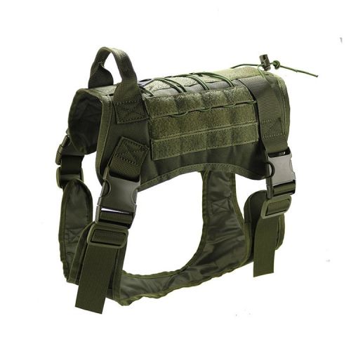 Large Dog Adjustable Camouflage Tactics Hand Holding Rope Nylon Strap